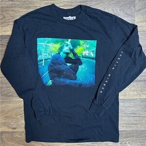 Justice Black and Blue Graphic Justice Tour Long Sleeve Shirt